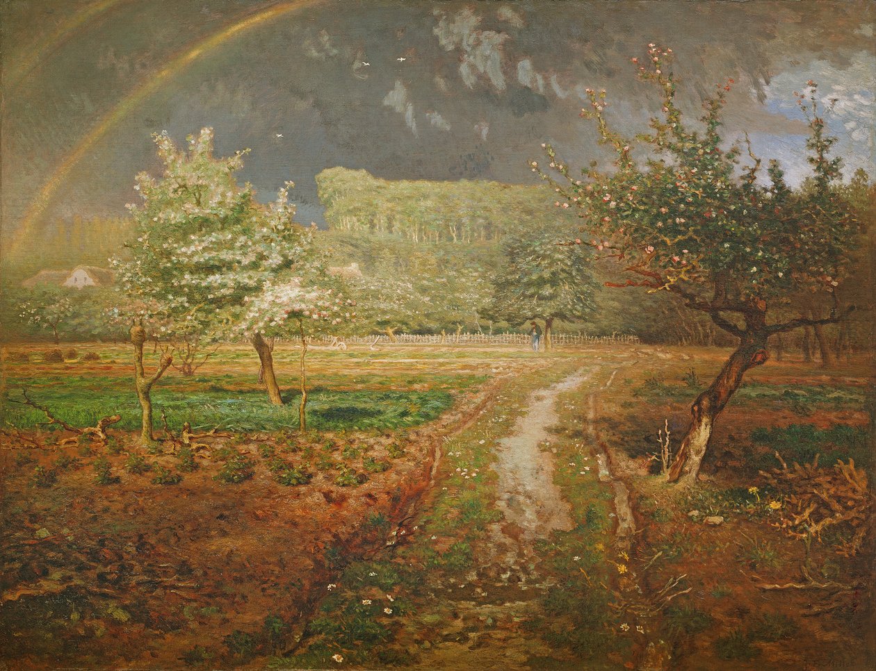 Primavera a Barbizon, 1868-73 da Jean Francois Millet