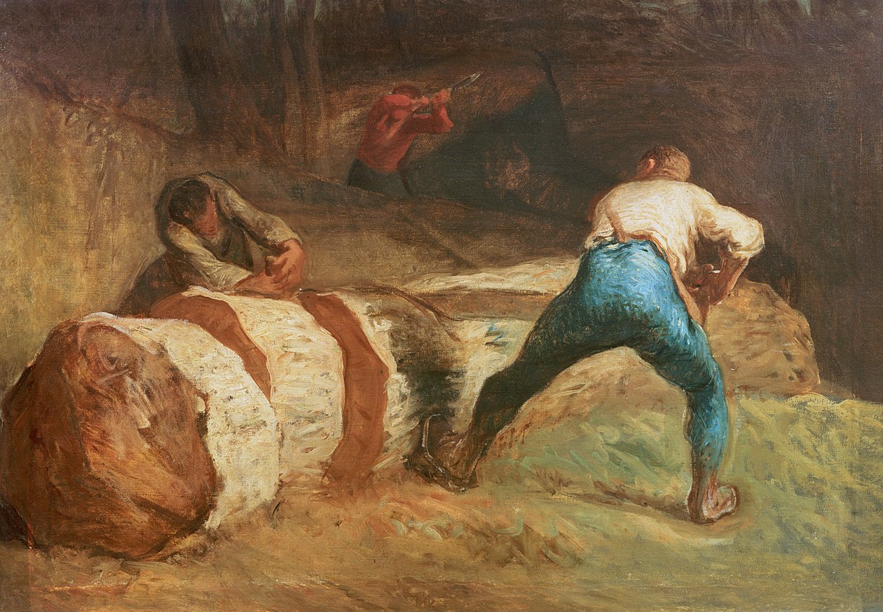 I segatori di legna, 1848 da Jean Francois Millet