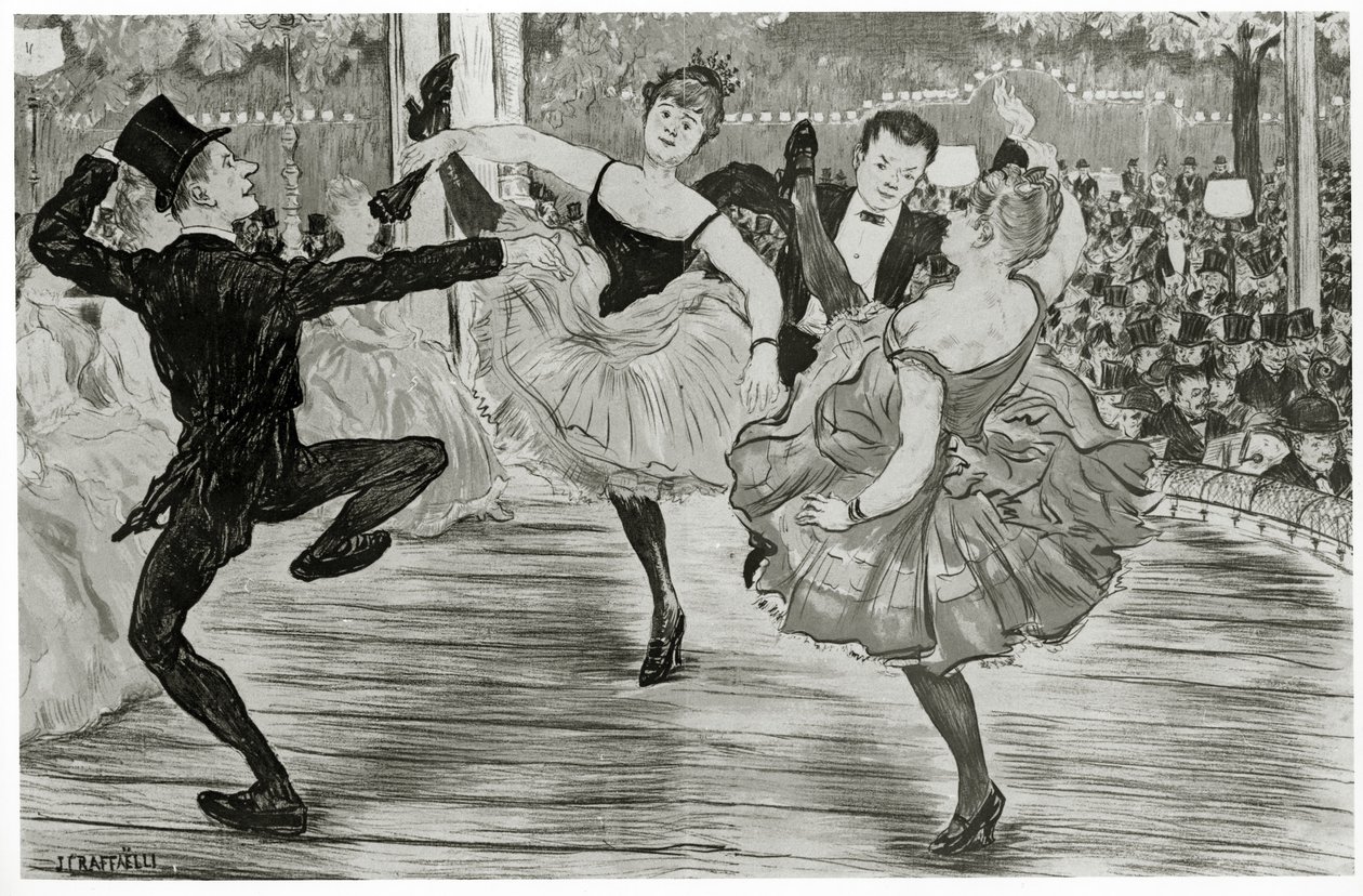Quadriglia al Moulin Rouge da Jean Francois Raffaelli
