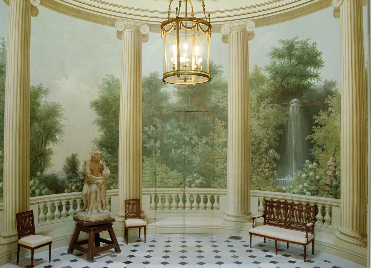 Sala da Pranzo Rotonda del Pavillon de Musique, costruito nel 1781 da Jean Francois Therese Chalgrin