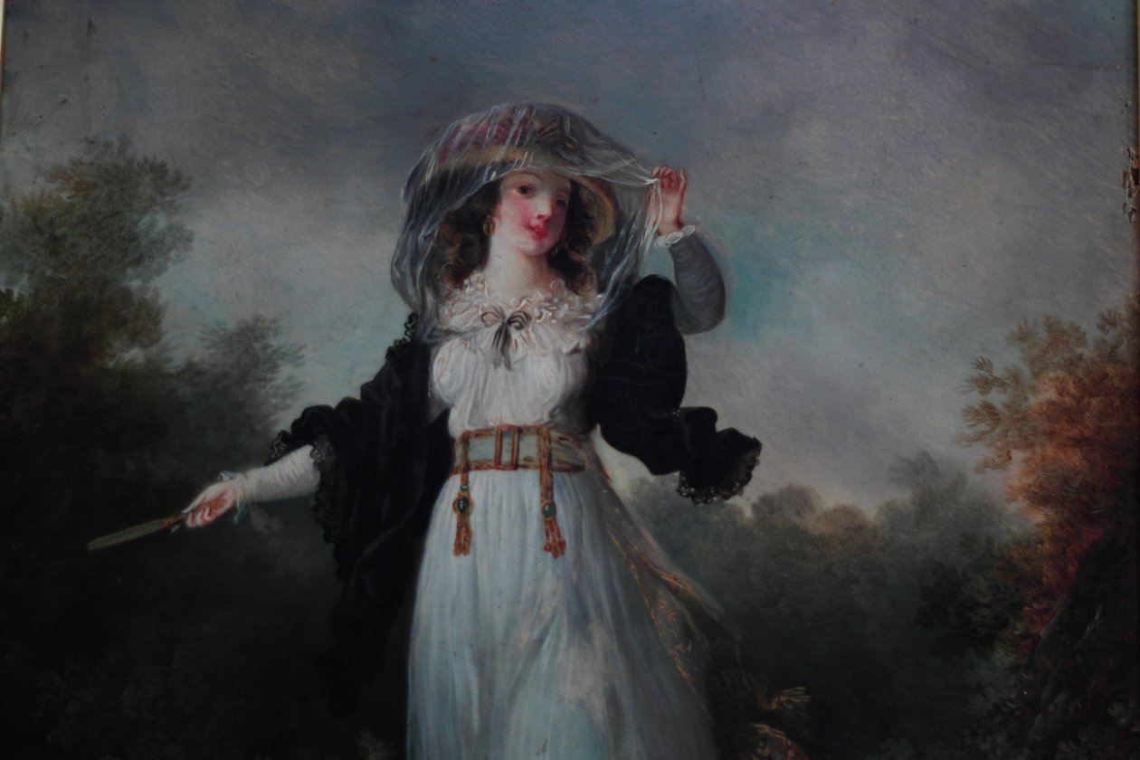Giovane donna in un paesaggio da Jean Frederic Schall