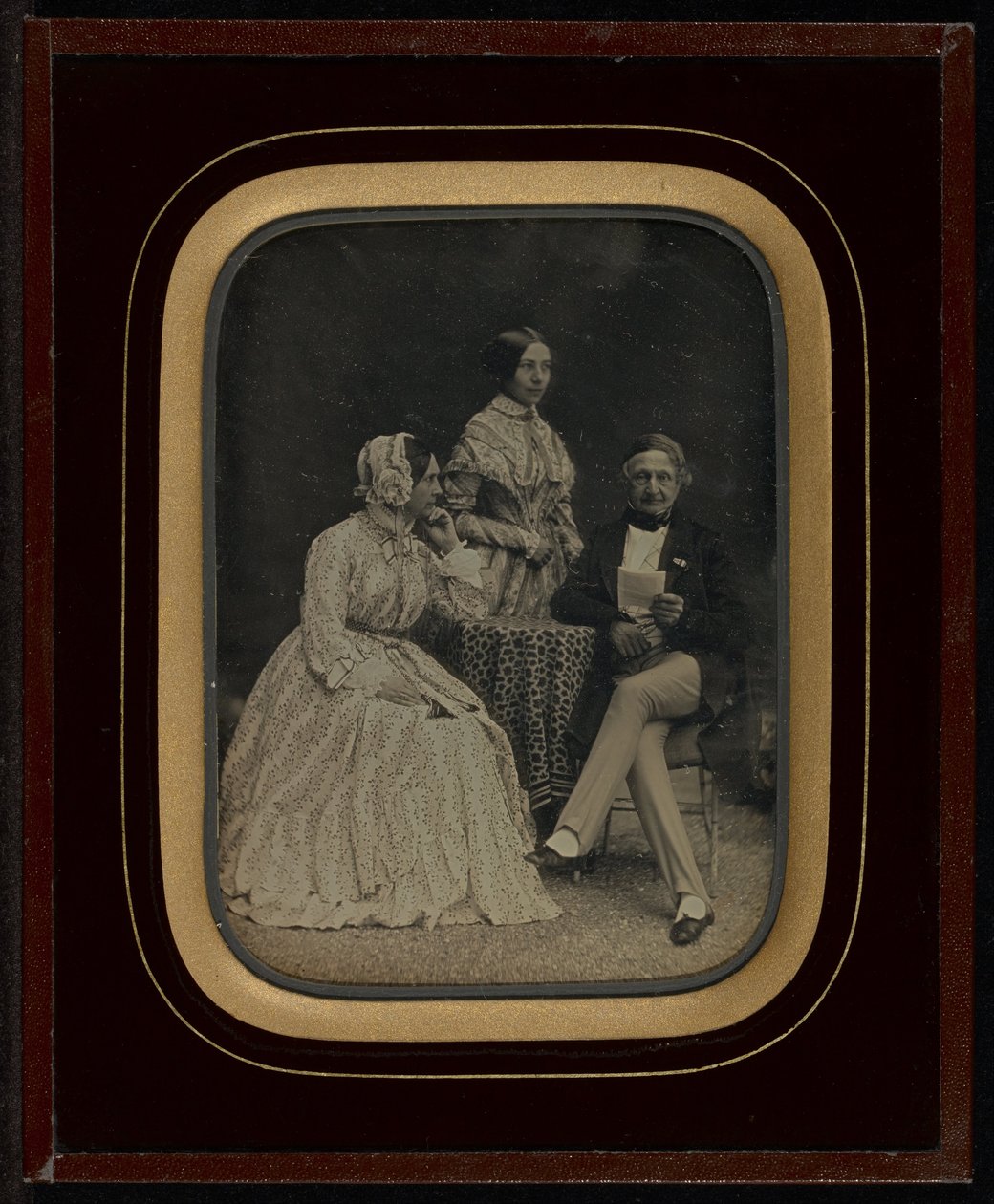 Ritratto di Jean Gabriel e Anne-Charlotte-Adélaïde Eynard con Madame Charrière da Jean Gabriel Eynard