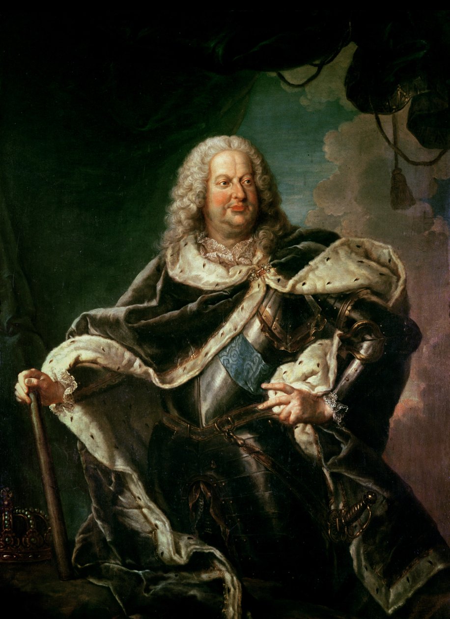 Stanislao Leszczyński, Re di Polonia da Jean Girardet
