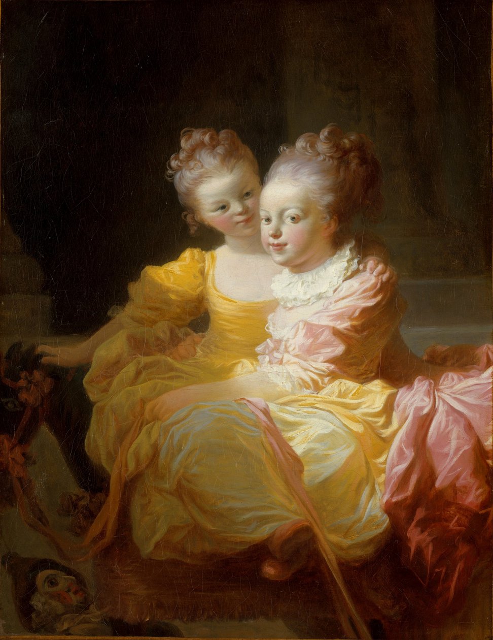 Le due sorelle da Jean-Honore Fragonard