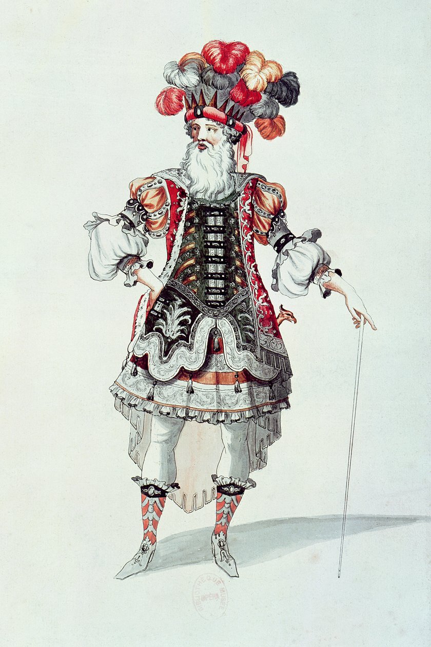 Costume da balletto da Jean II Berain