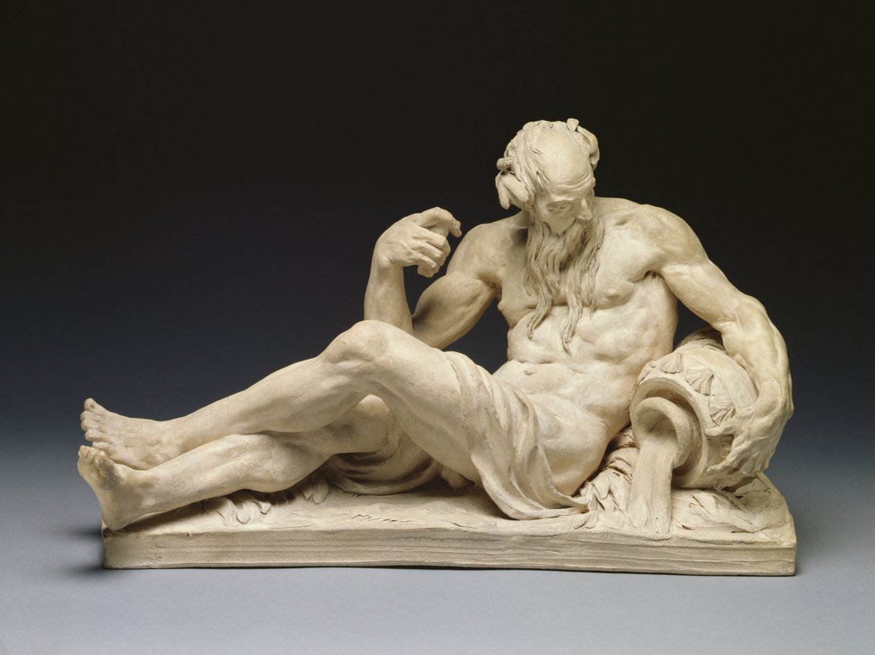 Dio del Fiume (vista frontale) c.1755 da Jean Jacques Caffieri
