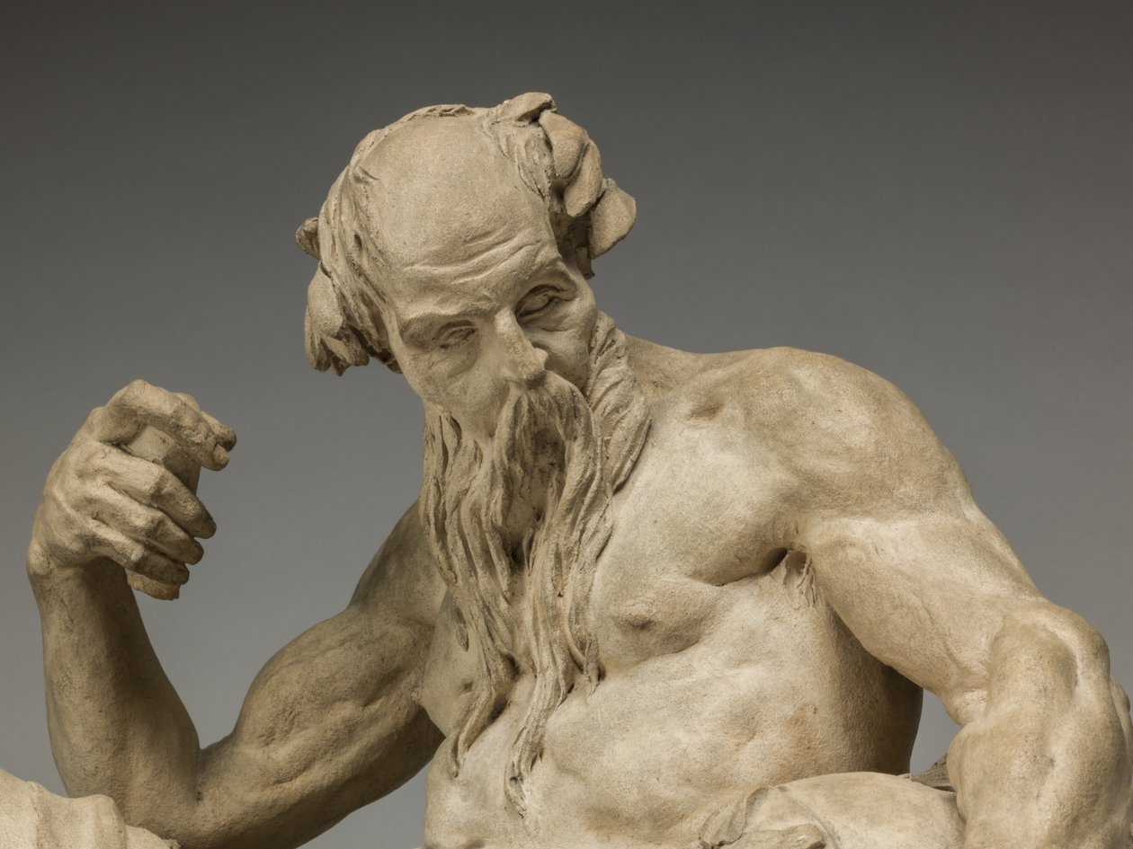 Dio del Fiume, 1755 (terracotta) da Jean Jacques Caffieri