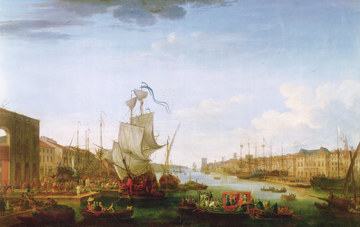 Imbarco del Corpo di Spedizione per Minorca, 26 maggio 1756 da Jean Joseph Kapeller