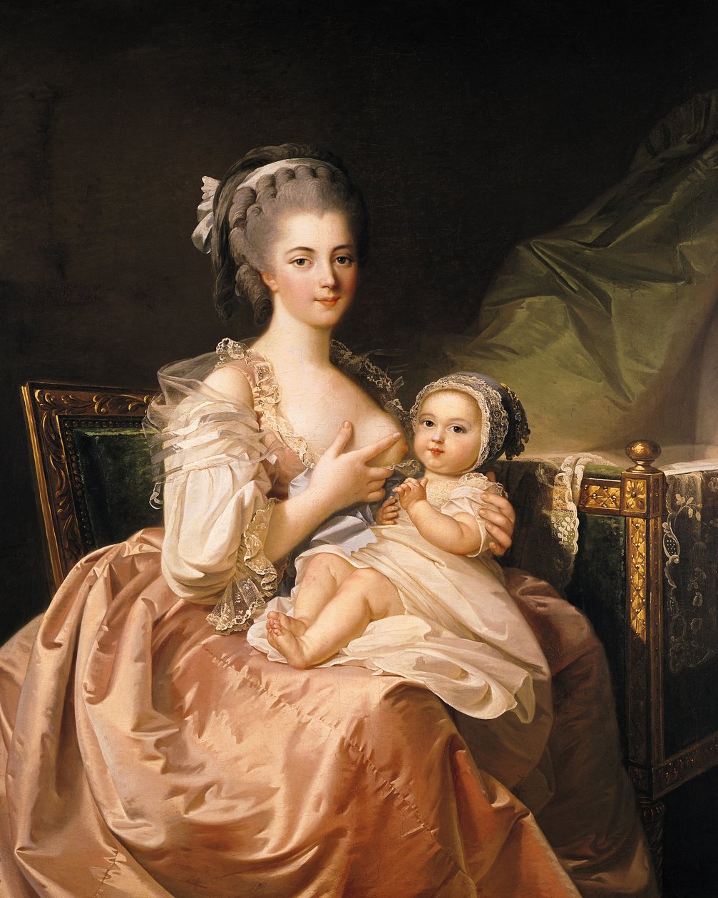 La giovane madre da Jean Laurent Mosnier