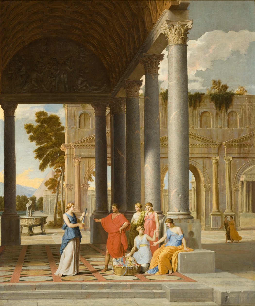 Achille scoperto tra le figlie di Licomede da Jean Lemaire