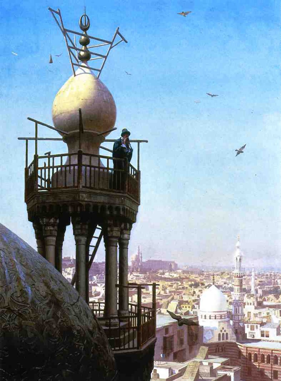Muezzin che chiama, 1878 da Jean Leon Gerome