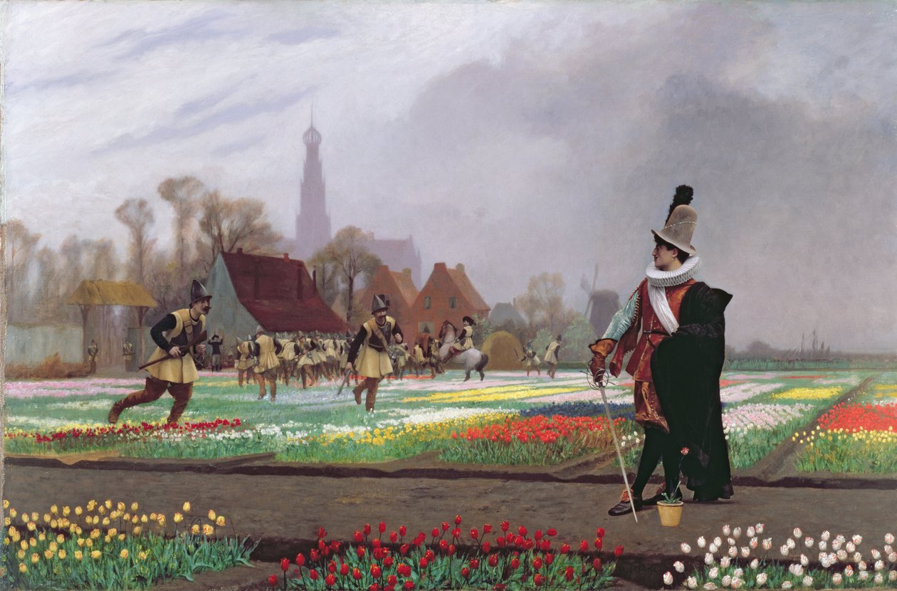 La follia del tulipano, 1882 da Jean Leon Gerome