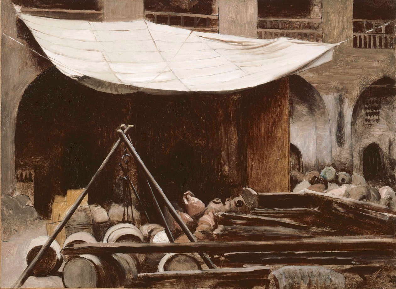 I souk nel cuore del Cairo, 1861-62 da Jean Leon Gerome