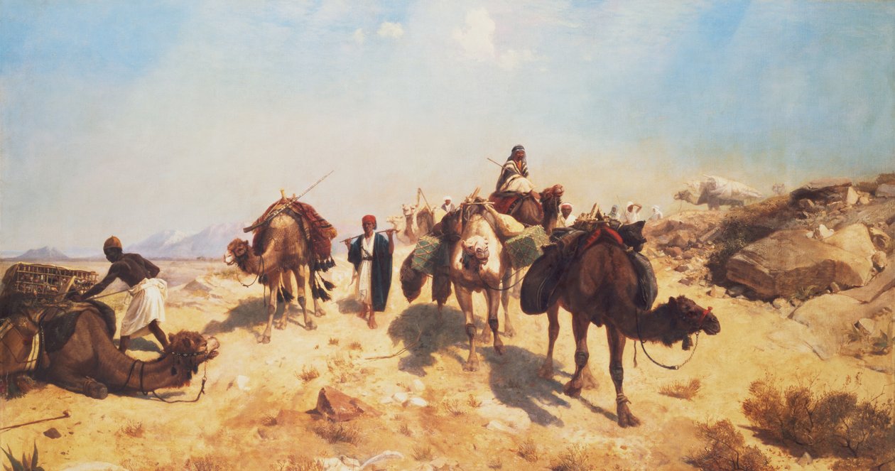 Attraversando il deserto da Jean Leon Gerome