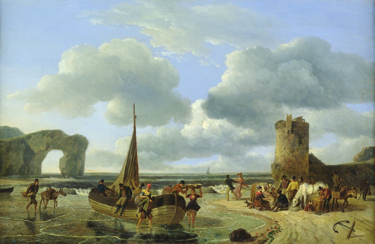 Scena costiera da Jean Louis De Marne