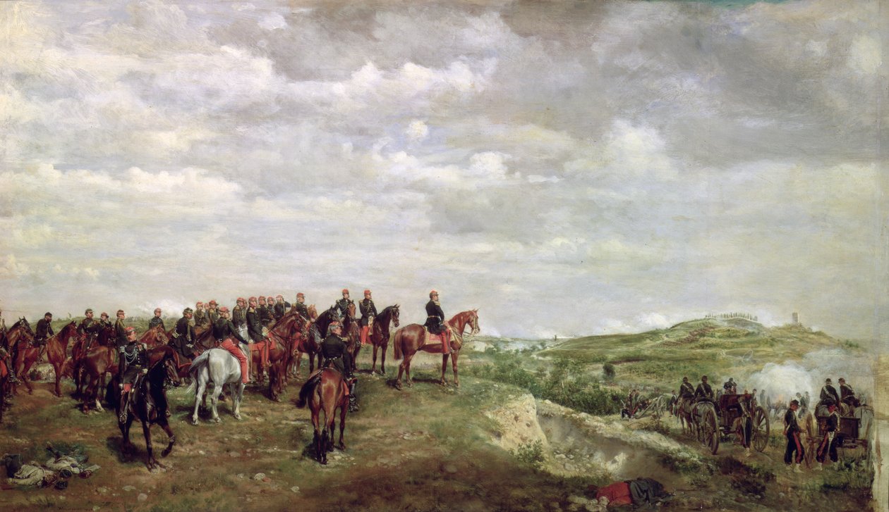 Napoleone III (1808-73) alla battaglia di Solferino nel 1859, 1863 da Jean Louis Ernest Meissonier