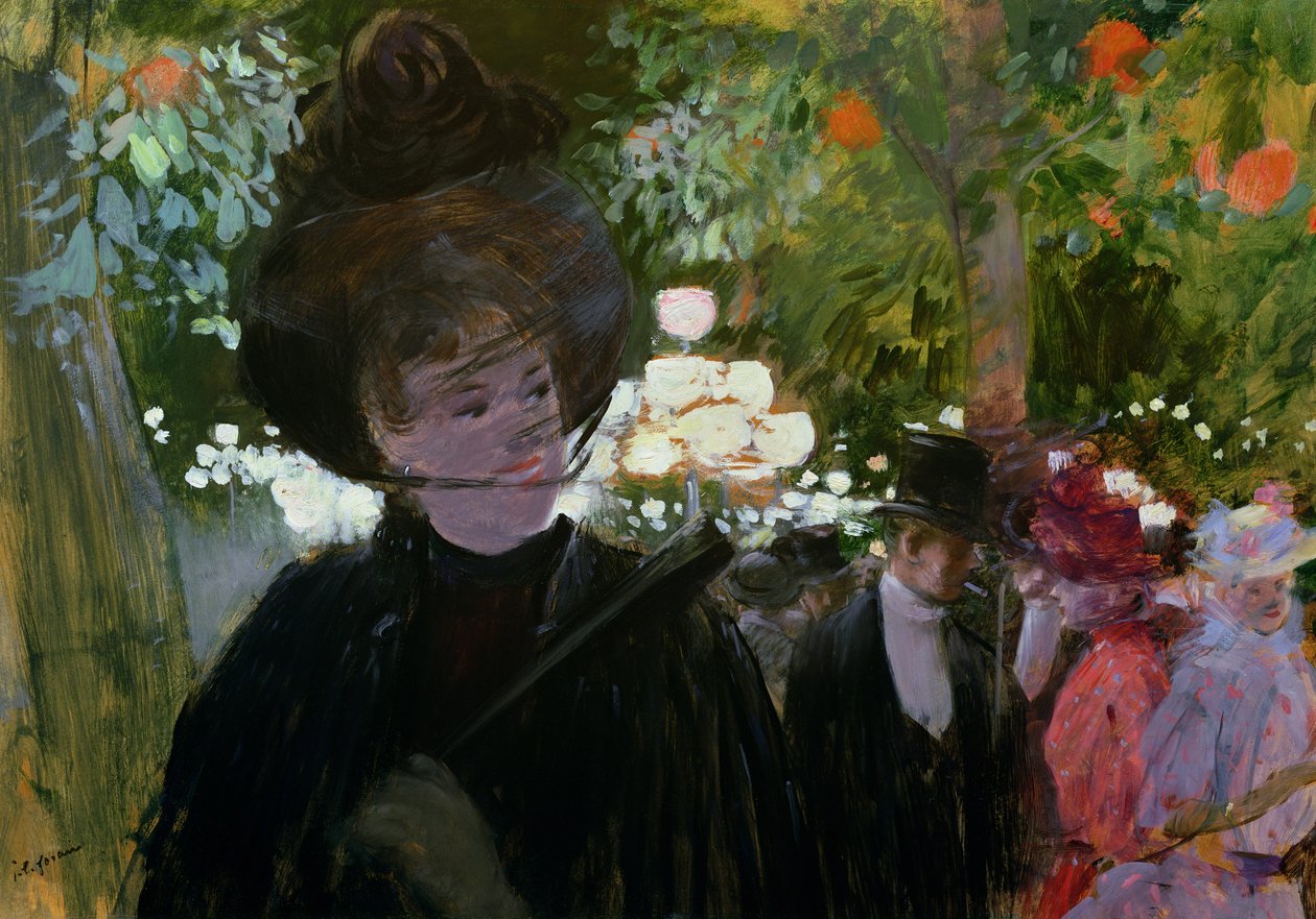 Il giardino a Parigi, c.1882 da Jean Louis Forain