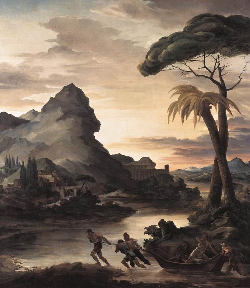 Paesaggio eroico con pescatori da Theodore Gericault