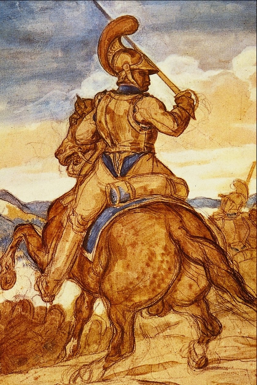 Ufficiale a cavallo dei carabinieri da Theodore Gericault