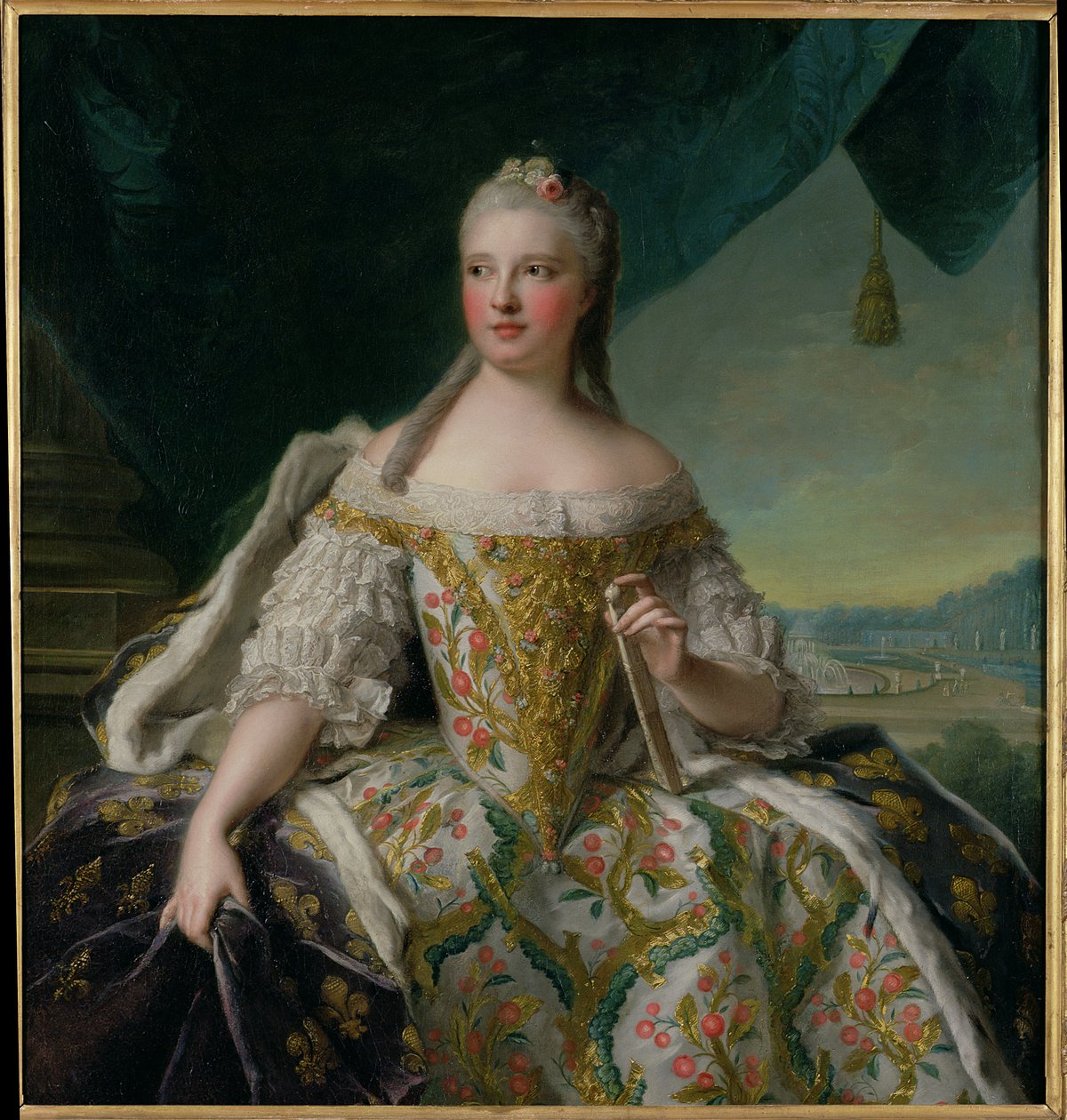 Delfina Maria Giuseppa di Sassonia (1731-67) 1751 da Jean Marc Nattier