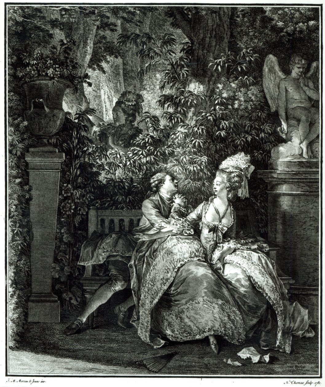 Sì o No 1781, inciso da N. Thomas da Jean Michel the Younger Moreau