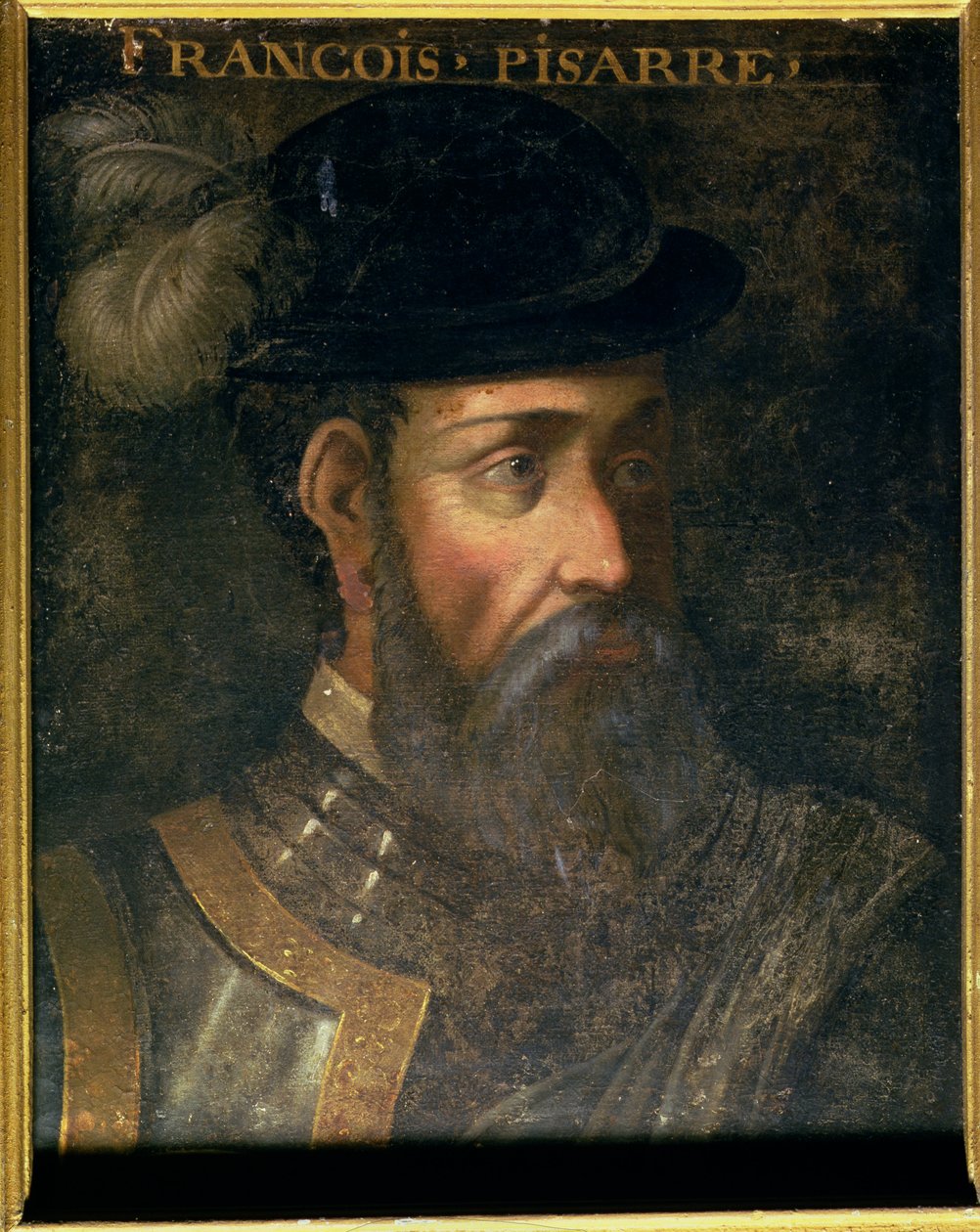 Ritratto di Francisco Pizarro, conquistatore spagnolo del Perù da Jean Laurent Mosnier