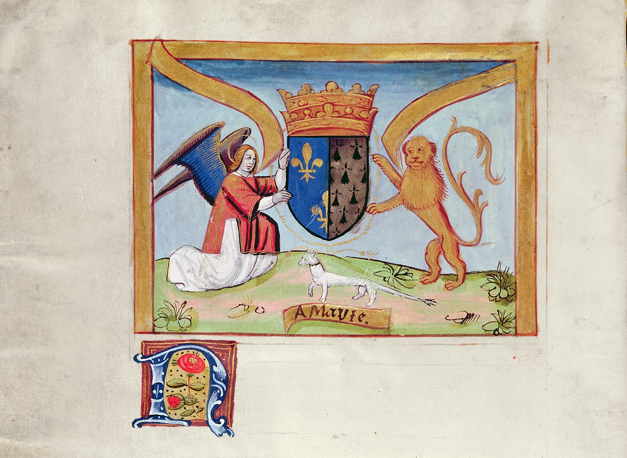 Stemma di Anna di Bretagna (1477-1514) 1515 da Jean Perreal