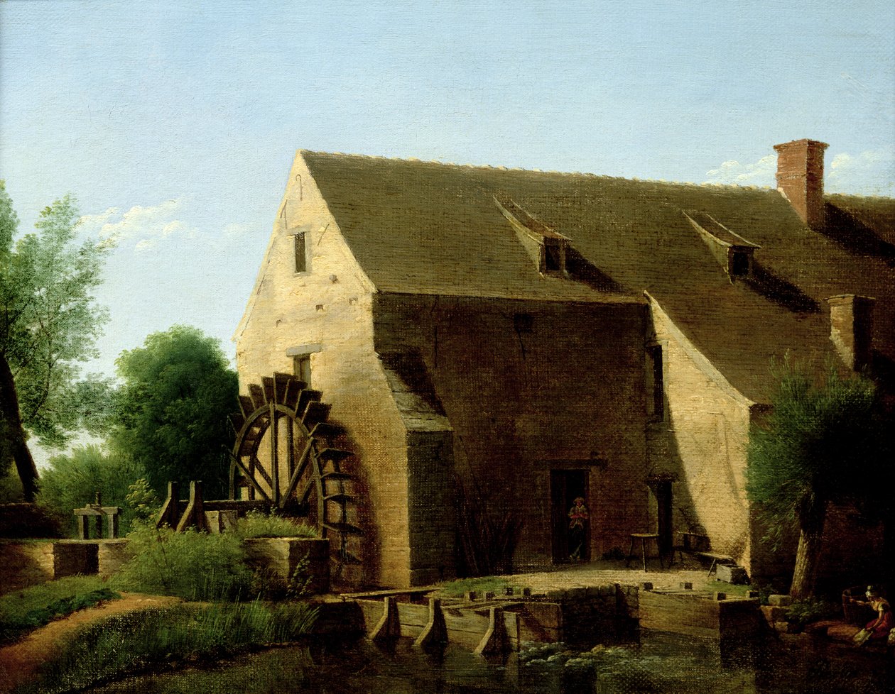 Un mulino, 1800-06 da Jean Victor Bertin