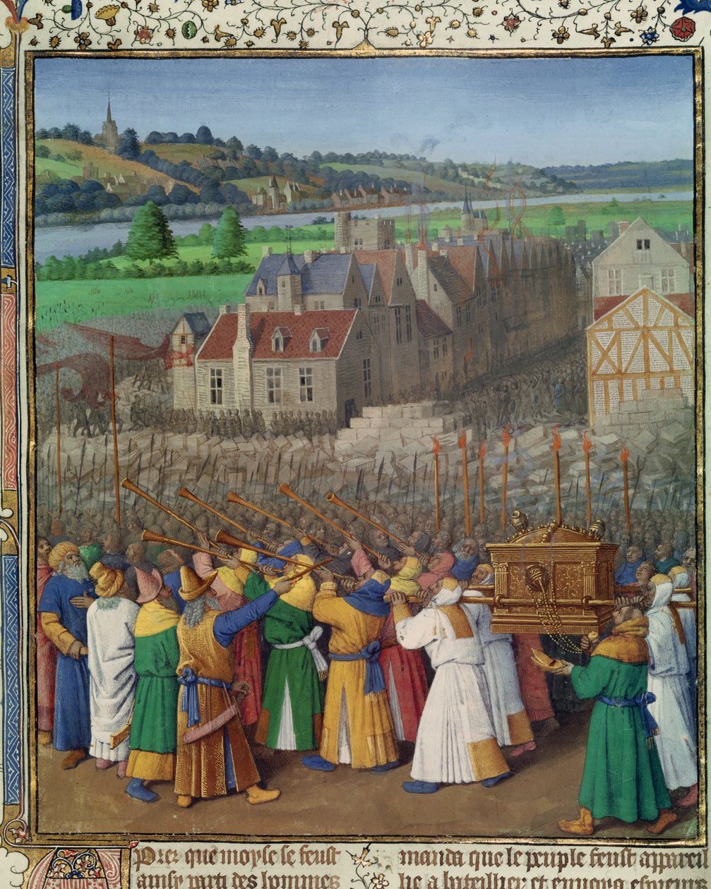 Ms Fr 247 f.89 La caduta di Gerico, illustrazione da 