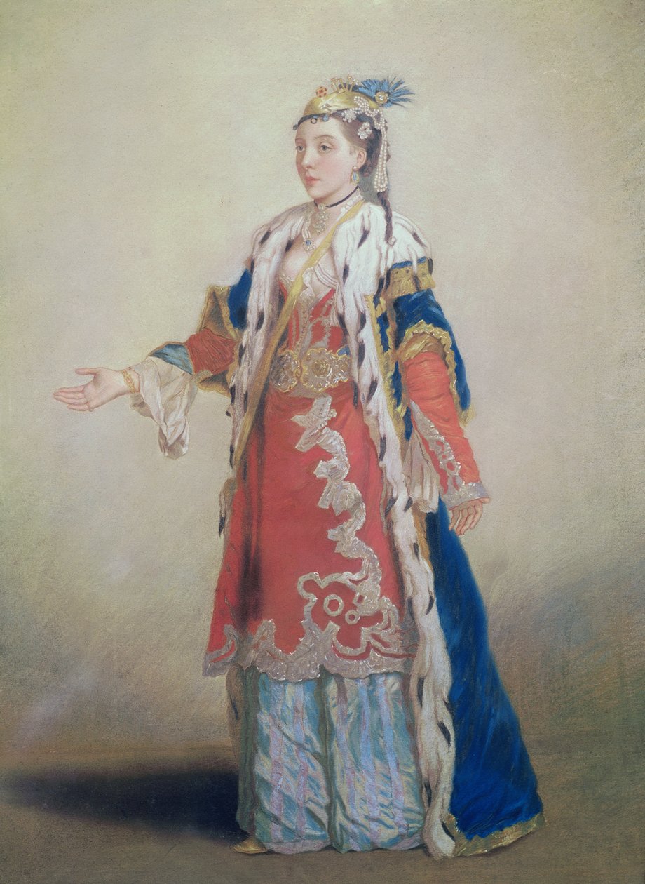 Donna franca di Pera, Costantinopoli, 1738-43 da Jean Étienne Liotard