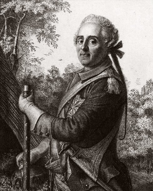 Hermann Moritz conte di Sassonia da Jean Étienne Liotard