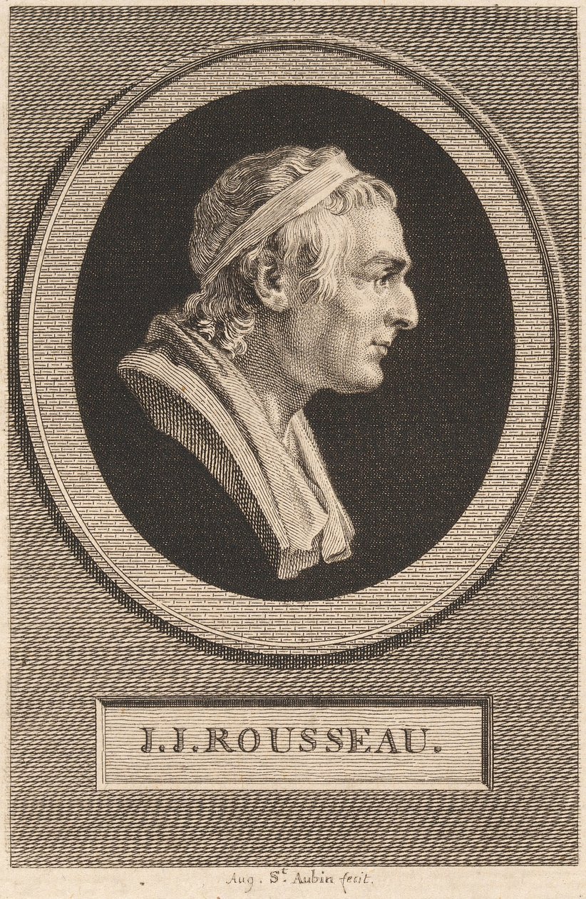 Jean-Jacques Rousseau da Jean-Antoine Houdon