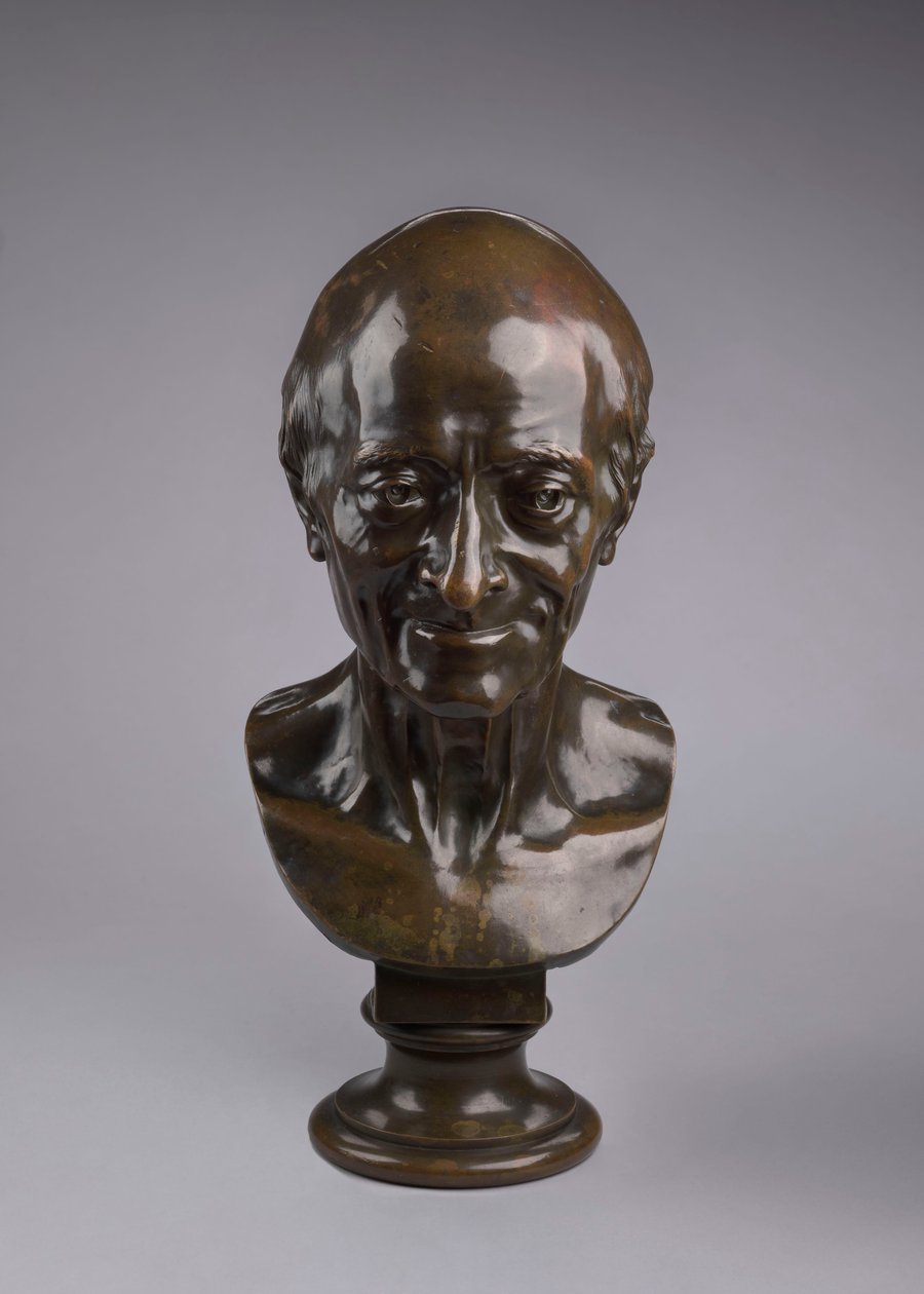 Ritratto di Voltaire da Jean-Antoine Houdon