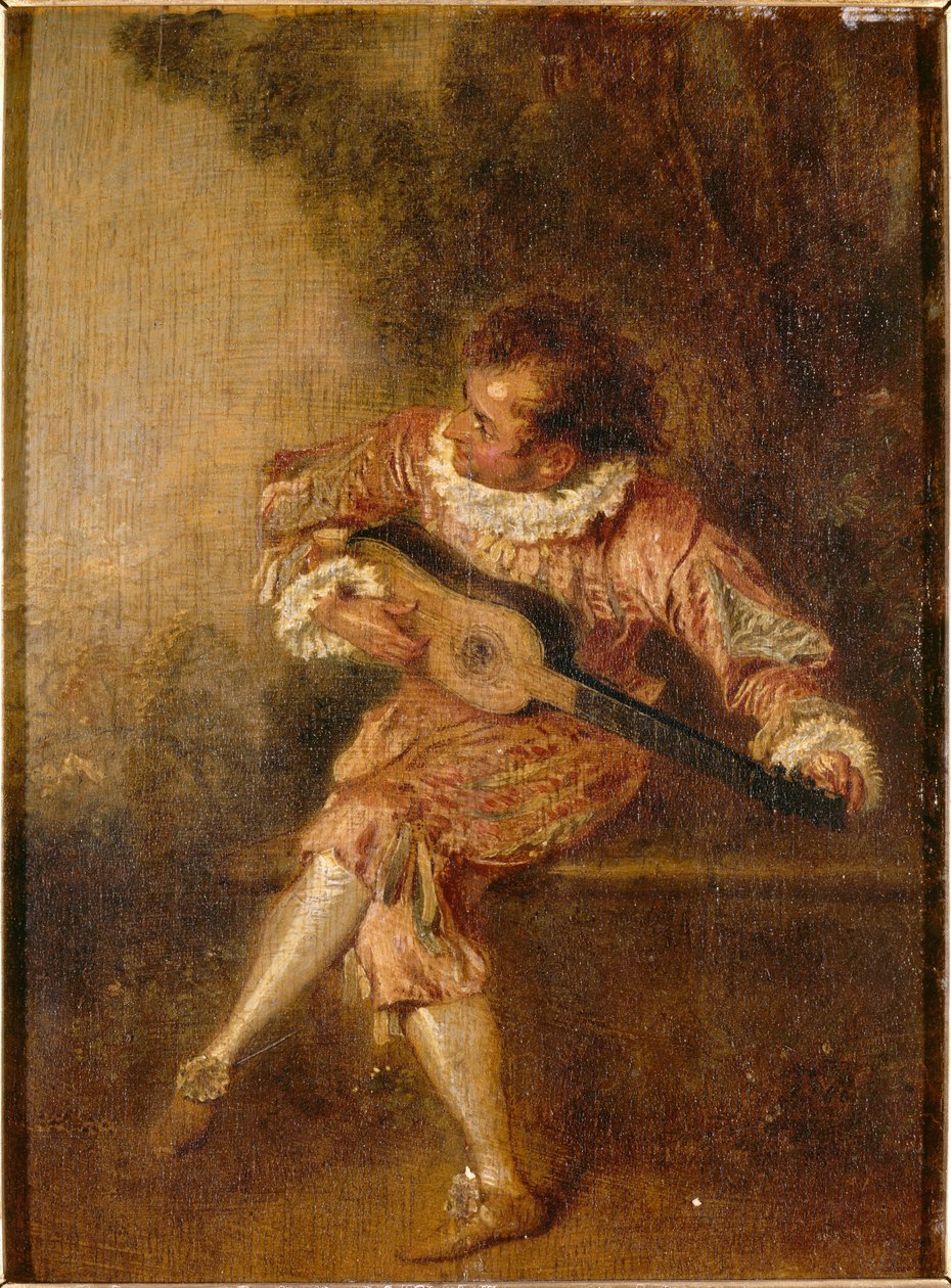 Il donatore di serenate (Mezetin) da Jean-Antoine Watteau