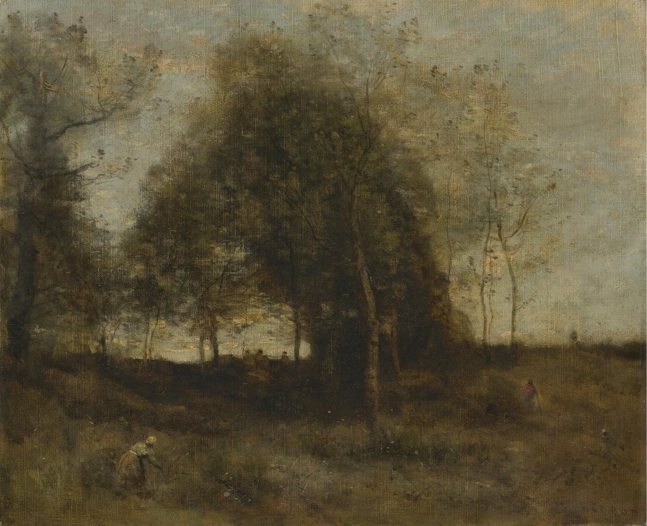 Sera in Normandia da Jean Baptiste Camille Corot