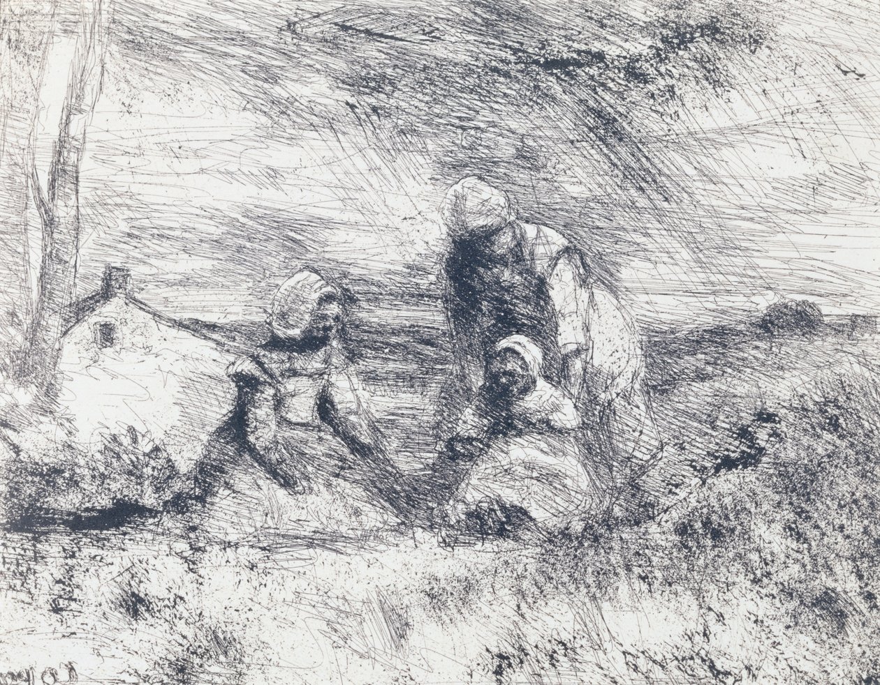 La Petite Soeur da Jean Baptiste Camille Corot