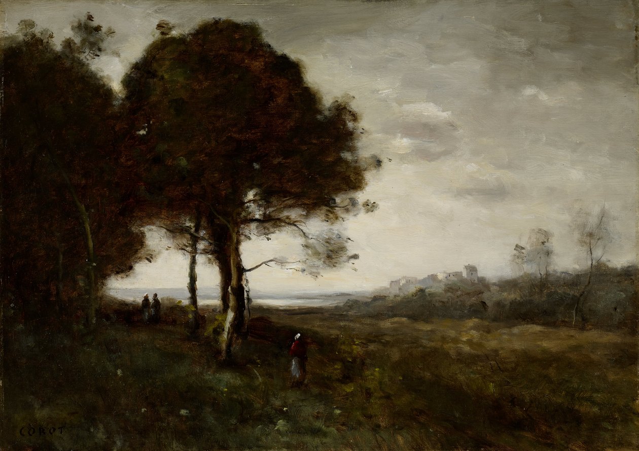 Un torrente a Romagnes da Jean-Baptiste-Camille Corot