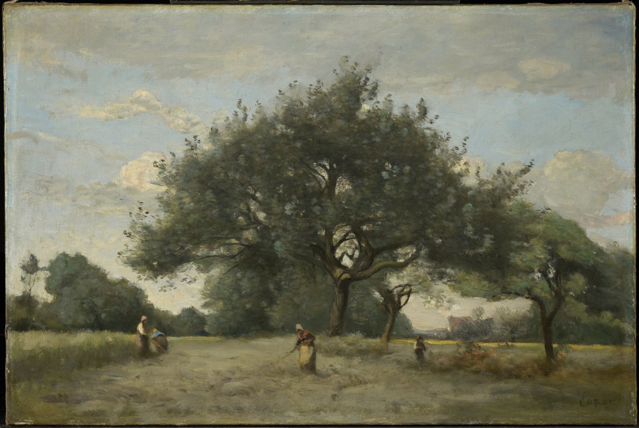 Meli in un campo da Jean-Baptiste-Camille Corot