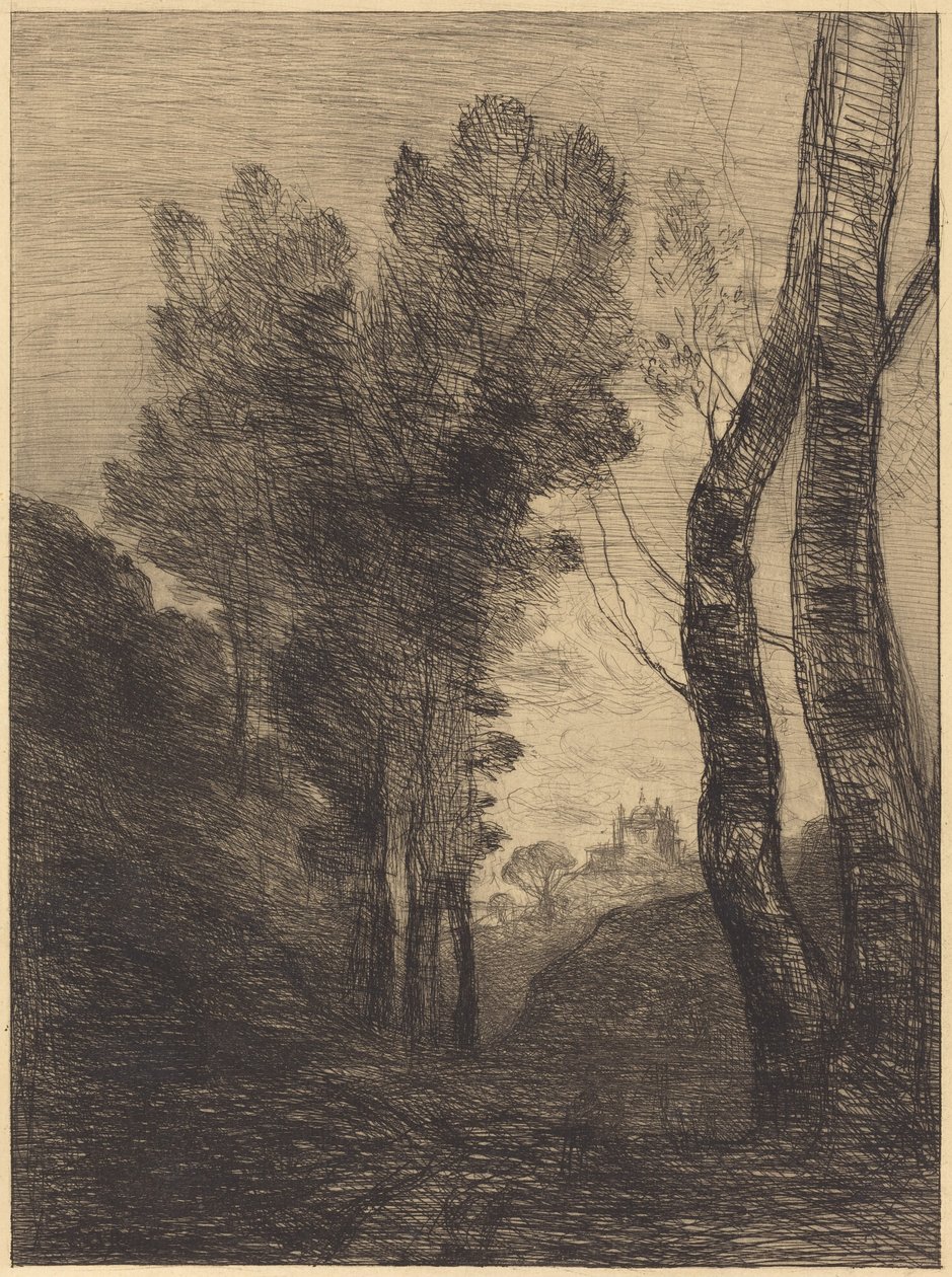 Dintorni di Roma (Environs of Rome) da Jean-Baptiste-Camille Corot