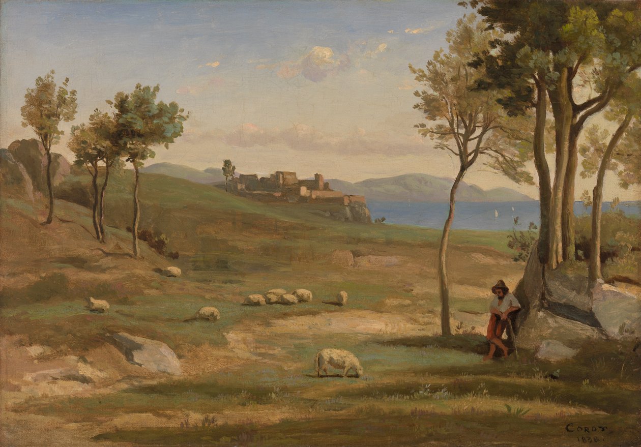 Paesaggio italiano da Jean-Baptiste-Camille Corot