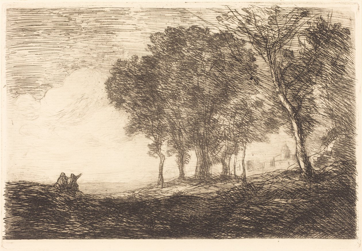 Paesaggio italiano da Jean-Baptiste-Camille Corot