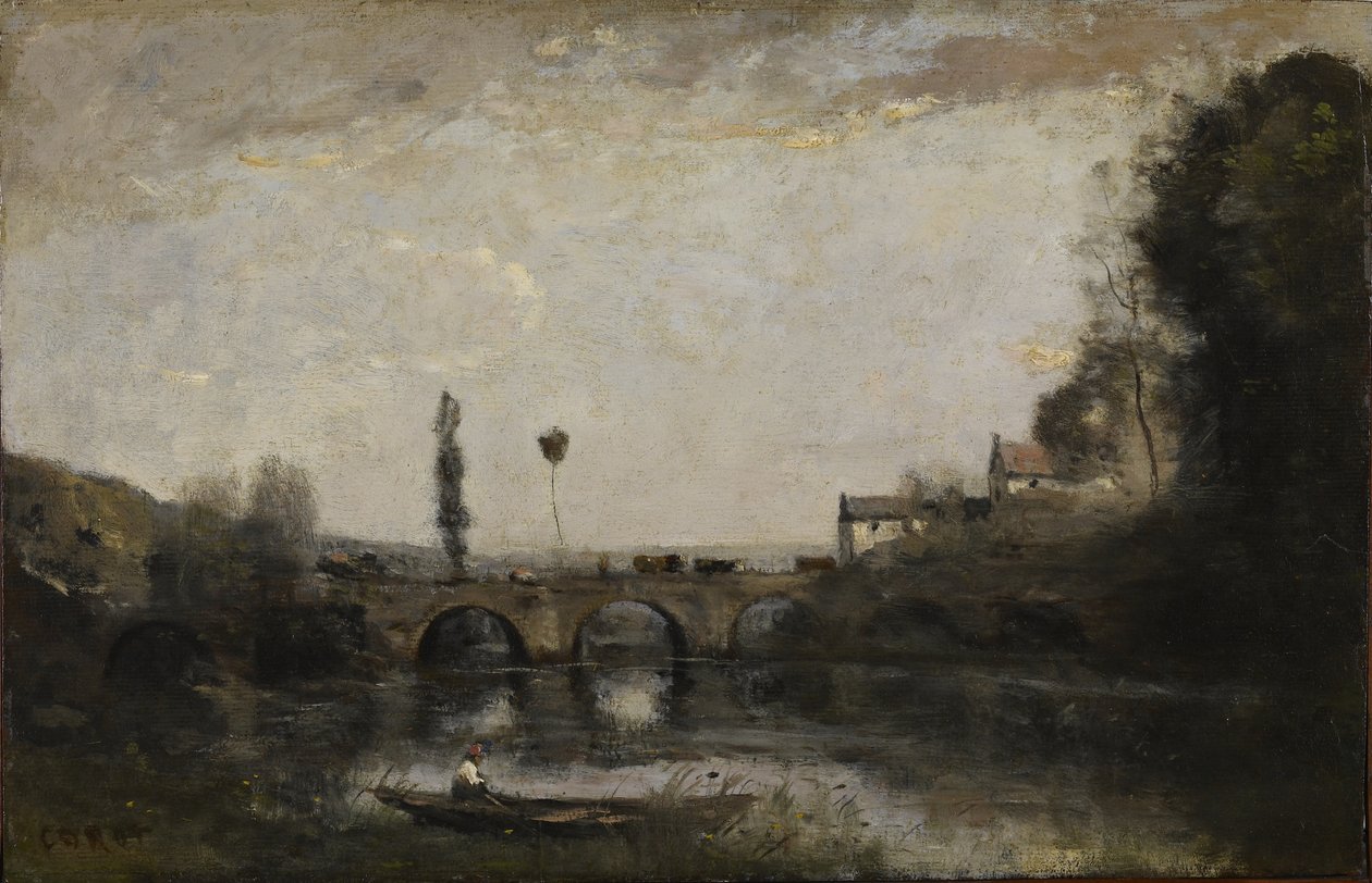 Paesaggio con ponte da Jean-Baptiste-Camille Corot