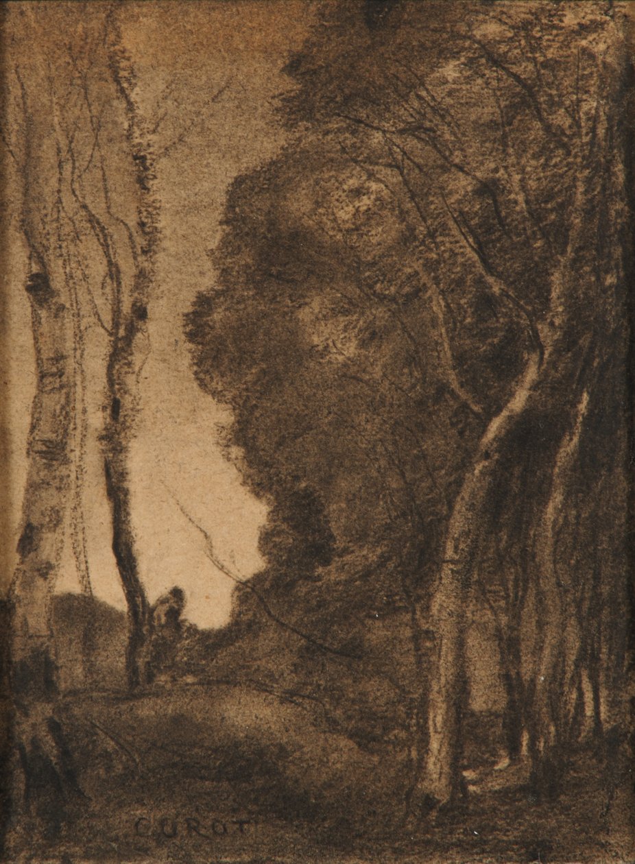 Paesaggio con alberi da Jean-Baptiste-Camille Corot