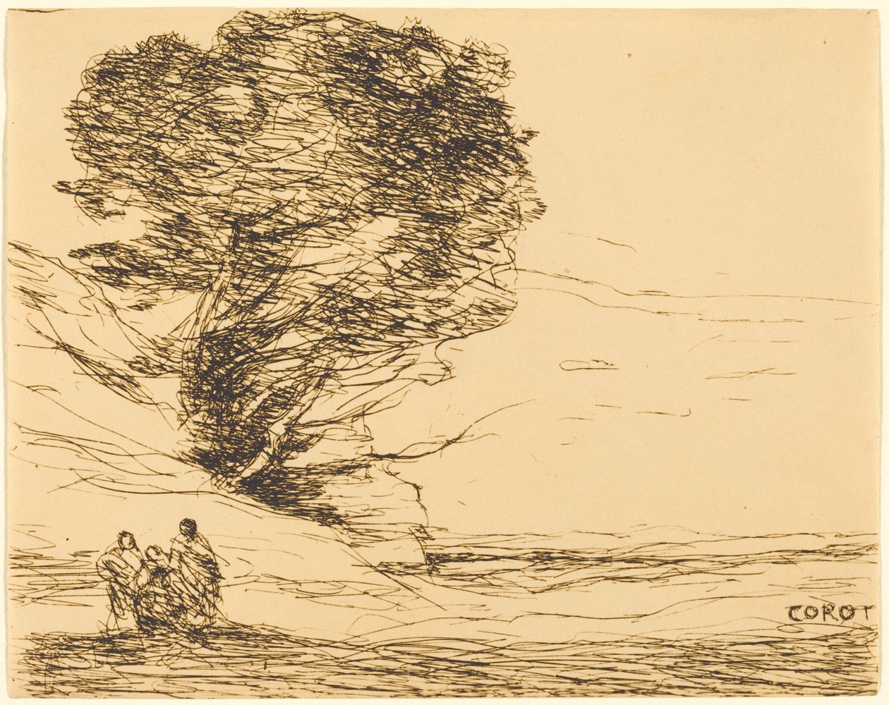 Souvenir di Antibes da Jean-Baptiste-Camille Corot