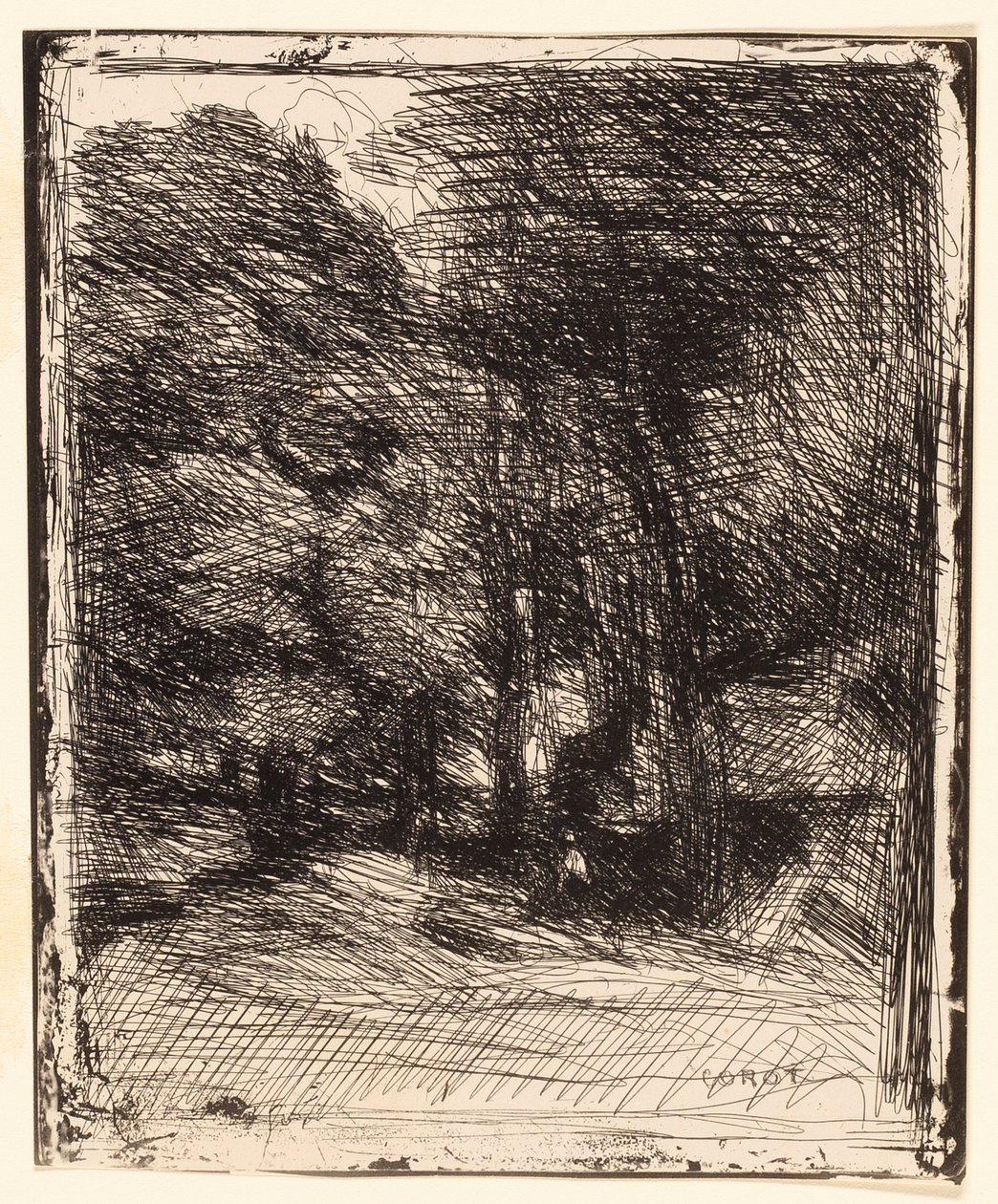 Souvenir di Bas-Bréau da Jean-Baptiste-Camille Corot