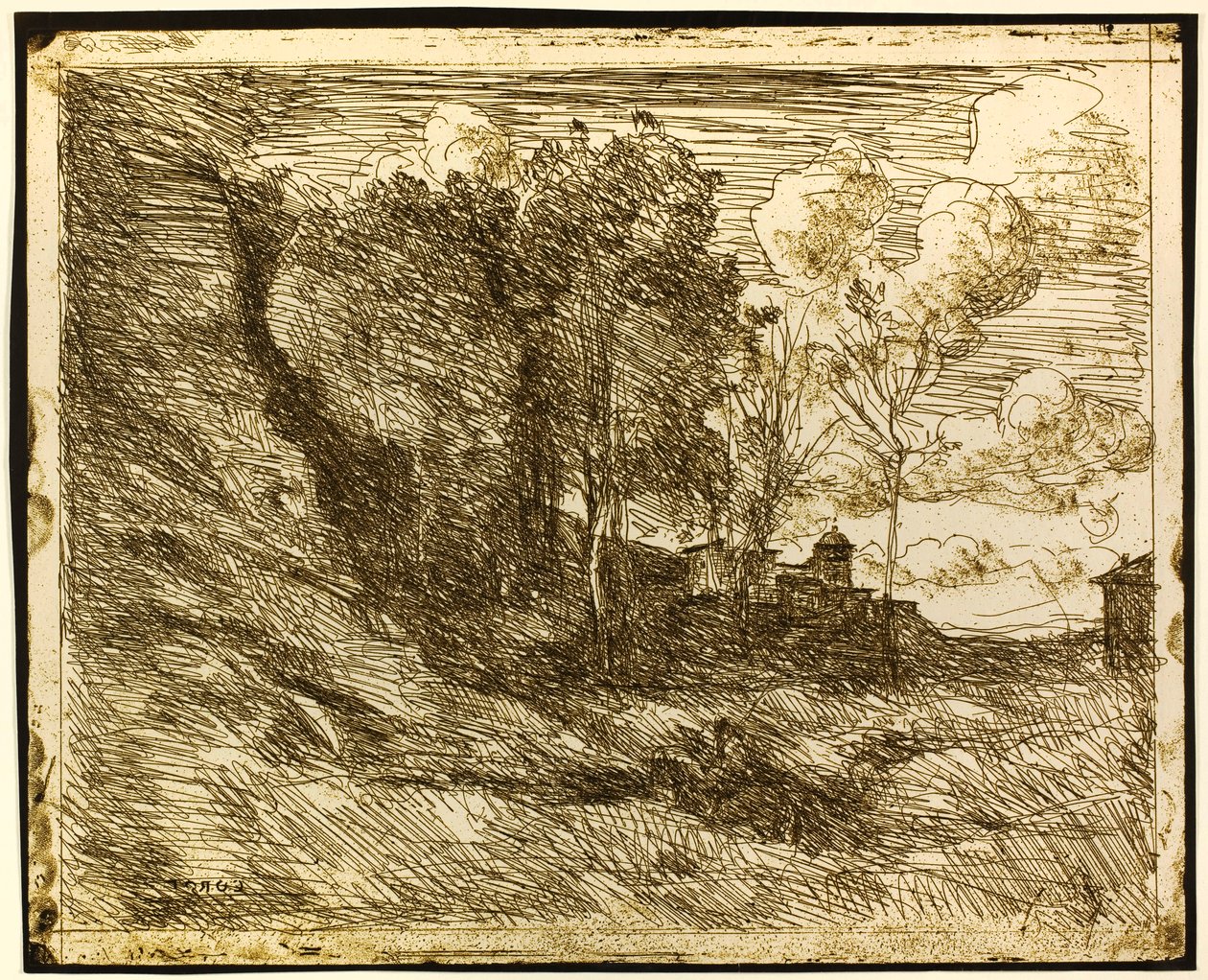 Ricordo di Ostia da Jean-Baptiste-Camille Corot