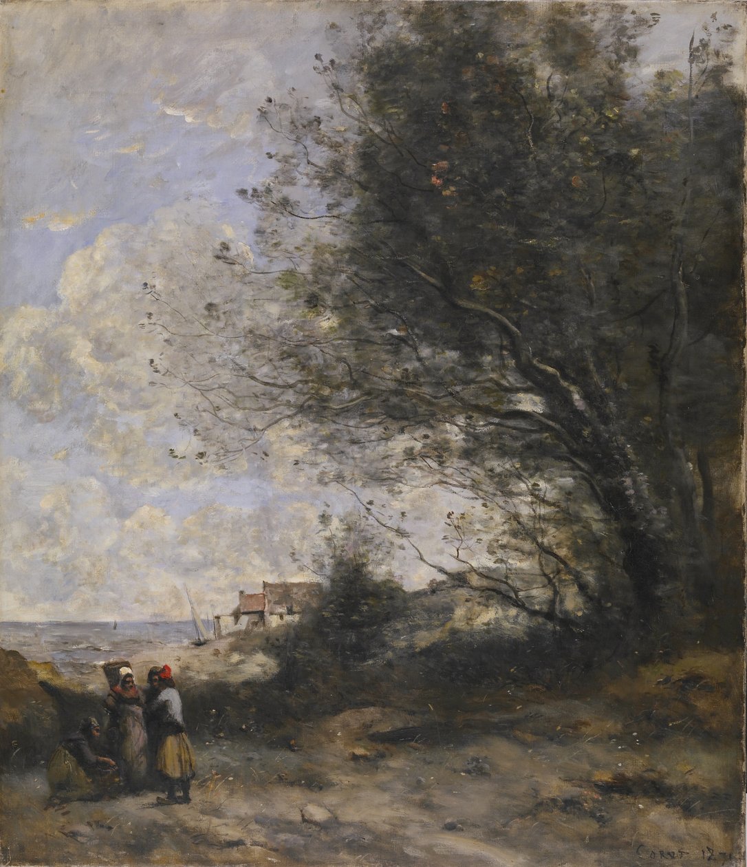 La casetta del pescatore da Jean-Baptiste-Camille Corot