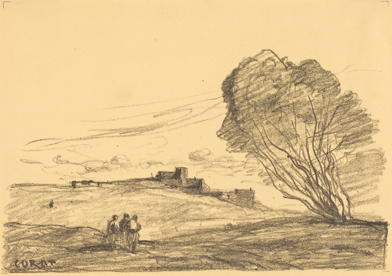 Il forte isolato da Jean-Baptiste-Camille Corot