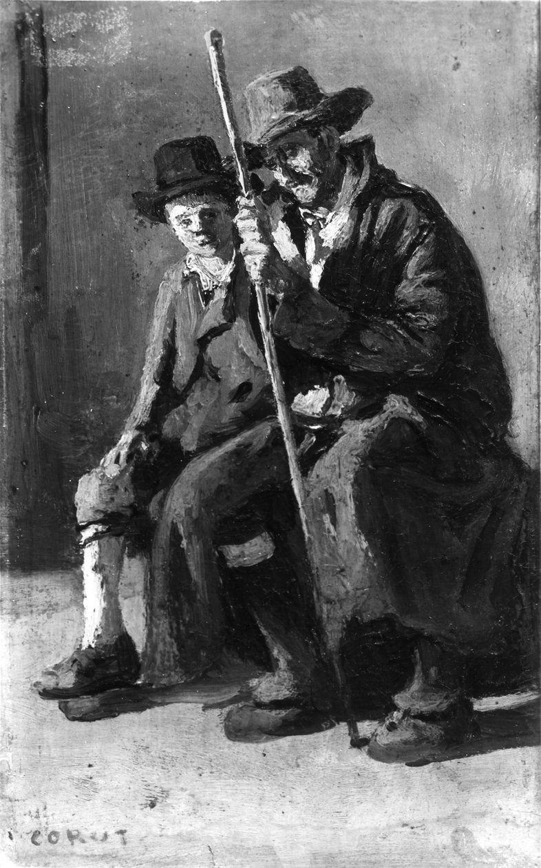 Due contadini italiani da Jean-Baptiste-Camille Corot
