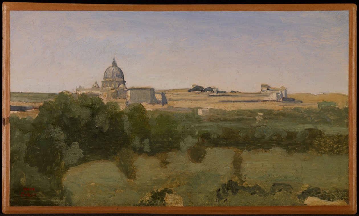 Vista di Roma dal Monte Pincio da Jean-Baptiste-Camille Corot
